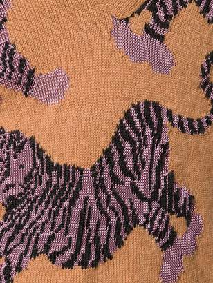 Just Cavalli tiger patterned jumper