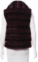 Thumbnail for your product : Carolina Herrera Weasel Fur Vest