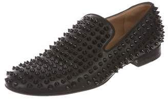Christian Louboutin Rollerboy Spikes Leather Loafers