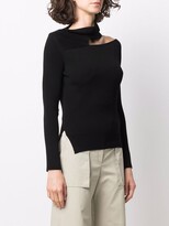 Thumbnail for your product : Eudon Choi Cut Out-Detail Knitted Top