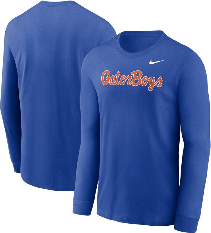 Nike Men's Royal Florida Gators Gator Boys Long Sleeve T-Shirt