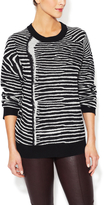 Thumbnail for your product : A.L.C. Cayero Zebra Stripe Sweater