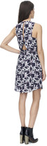 Thumbnail for your product : Rebecca Taylor Geo Print Cut Out Dress