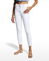Thumbnail for your product : Paige Hoxton Cropped Skinny Jeans