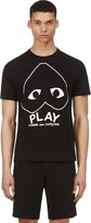 Thumbnail for your product : Comme des Garcons Play Black Short Sleeve Logo T-Shirt