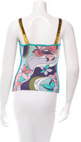 Thumbnail for your product : Blumarine Embellished Floral Print Top