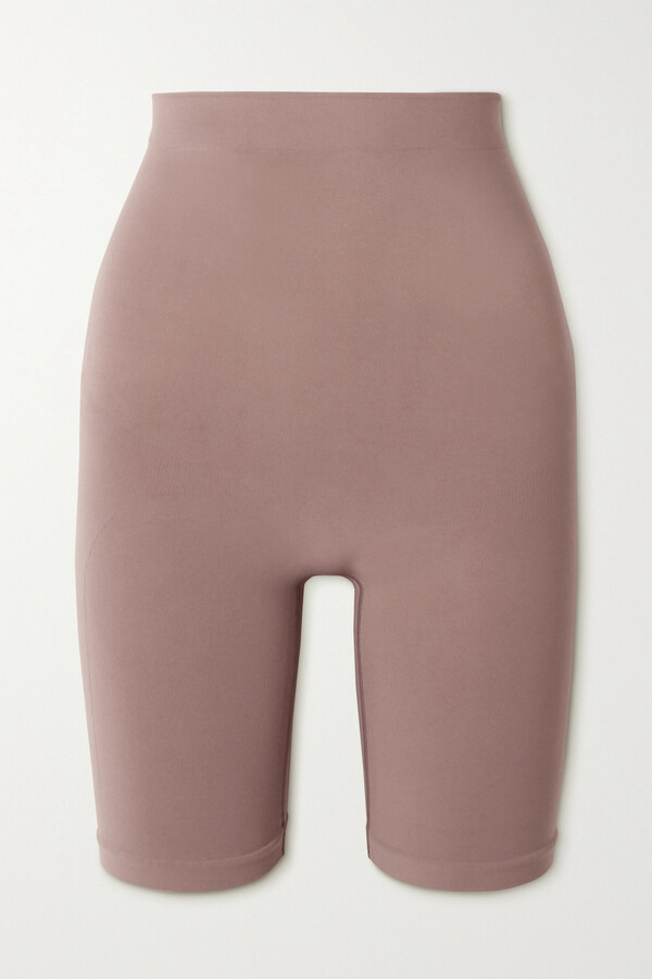 SKIMS Seamless Sculpt Sculpting Mid Thigh Shorts - Umber
