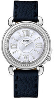 Thumbnail for your product : Fendi Selleria Diamond, Mother-Of-Pearl & Stainless Steel Watch Head