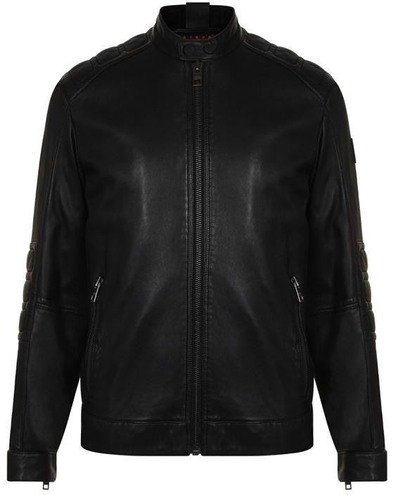 boss jagson leather jacket