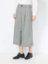 Thumbnail for your product : Comme des Garcons cropped wide leg trousers