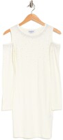 Thumbnail for your product : Bebe Cold Shoulder Cutout Embellished Mini Dress