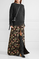 Thumbnail for your product : Laurence Dacade Silas Crinkled-leather Over-the-knee Boots - Black