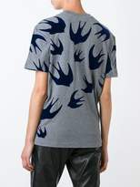 Thumbnail for your product : McQ Swallow Swarm patch T-shirt