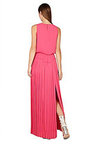 Thumbnail for your product : BCBGMAXAZRIA Jenine High-Slit Pleated Skirt Maxi Dress
