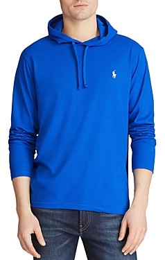 cotton jersey hooded tee