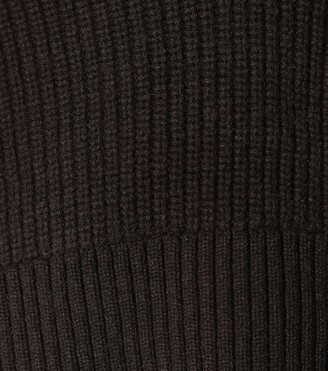 Sacai Ribbed-knit wool sweater