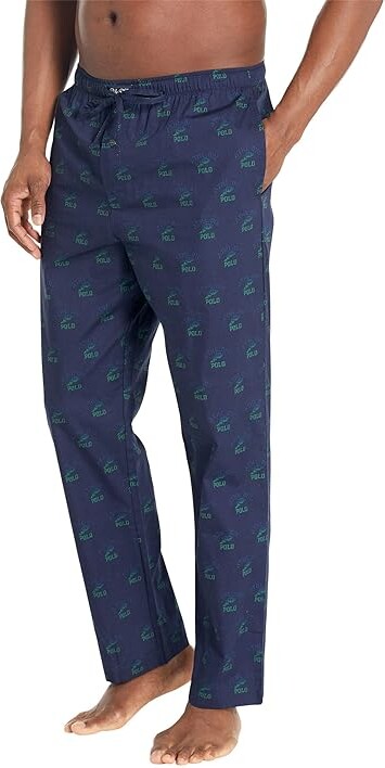 Polo Ralph Lauren Woven PJ Pants (Navy Athletic P Wing Print) Men's Pajama  - ShopStyle Bottoms