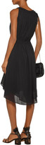 Thumbnail for your product : Derek Lam 10 Crosby Gathered Cotton-Blend Dress