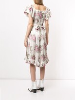 Thumbnail for your product : Paco Rabanne Rochie floral midi dress