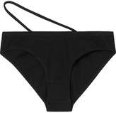 Thumbnail for your product : MARIEYAT - Zu Ribbed Cotton-blend Briefs - Black