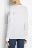Thumbnail for your product : Zoe Karssen Bat cotton and modal-blend top