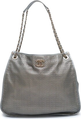 Chanel Women's Silver Tote Bags