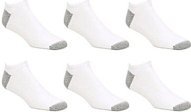 Roundtree & Yorke Gold Label Roundtree Yorke No-Show Athletic Socks 6-Pack