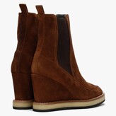 Thumbnail for your product : Daniel Naro Tan Suede Wedge Chelsea Boots