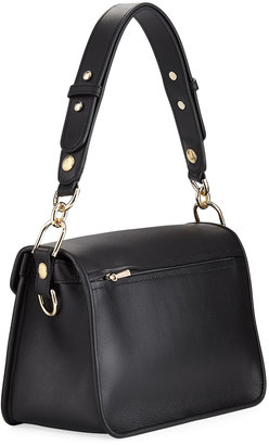 Longchamp Mademoiselle Perforated Leather Shoulder Bag