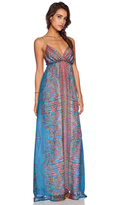 Thumbnail for your product : Gypsy 05 Printed Spaghetti Strap Maxi Dress