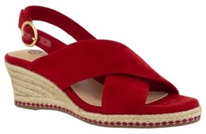 womens red espadrilles