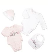Thumbnail for your product : Gucci Infant's Cotton Four-Piece Baby Girl Gift Set
