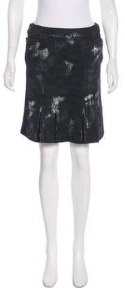 Chanel Denim Mini Skirt