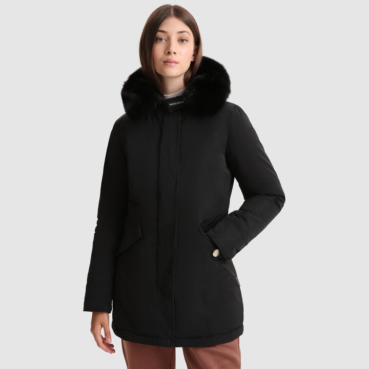 gebrek in stand houden Integratie Woolrich Fur Trim Hood Arctic Parka | ShopStyle