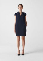 Thumbnail for your product : Paige V Neck Crepe Dress