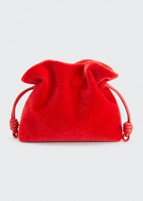 Loewe Flamenco Mohair Clutch Bag