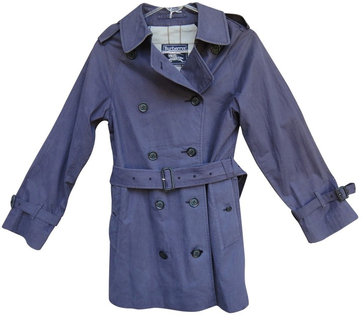 burberry purple coat