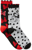 Thumbnail for your product : Disney Women's 2-Pk. Minnie Mouse Crew Socks Gift Box