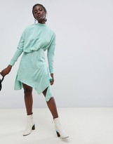 Thumbnail for your product : ASOS Tuck Detail Mini Dress