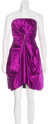 Marc Jacobs Zip-Accented Silk Dress