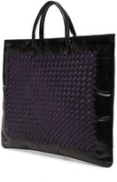 Thumbnail for your product : Bottega Veneta Pre-Owned panelled Intrecciato handbag