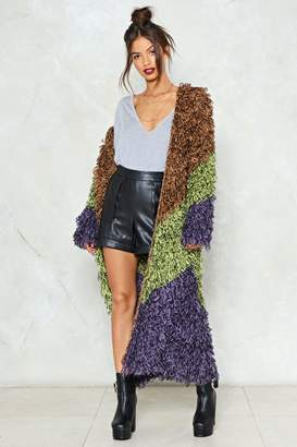 Nasty Gal Loop to Our Level Longline Cardigan