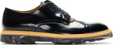 Thumbnail for your product : Paul Smith Navy Marbled Sole Thom Derbys