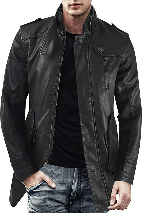 Generic Autumn and Winter men's Fashion Casual Solid Color Plus