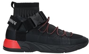 armani high top sneakers