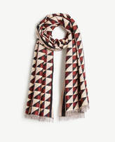 Thumbnail for your product : Ann Taylor Shimmer Geo Scarf