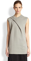 Thumbnail for your product : Rick Owens Folded Cotton Tank