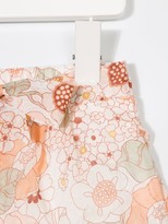 Thumbnail for your product : Chloé Children Floral Bow Shorts