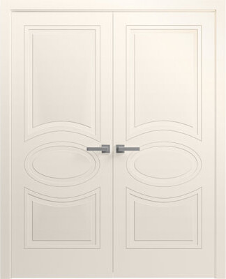 VDomDoors Paneled Wood French Doors