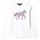 Thumbnail for your product : Ariat White Embroidered Floral Pony Top